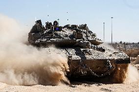 Israeli Military Mobility On Gaza Border Continue