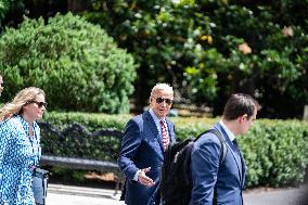 President Joe Biden Departs The White House To Head To Philadelphia