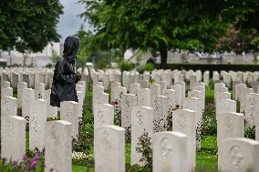 Tourists Begin To Arrive In Bayeux Ahead Of The 80th D-Day Anniversary