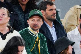 Celebrities In Stands During The 2024 French Open - Village Day Four NB