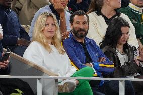 Celebrities In Stands During The 2024 French Open - Village Day Four NB