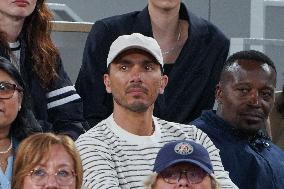 Celebrities In Stands During The 2024 French Open - Village Day Four NB