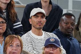 Celebrities In Stands During The 2024 French Open - Village Day Four NB