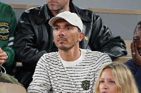 Celebrities In Stands During The 2024 French Open - Village Day Four NB