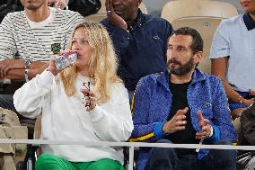 Celebrities In Stands During The 2024 French Open - Village Day Four NB