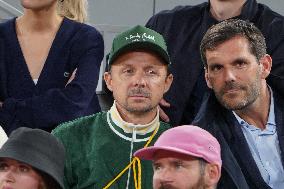 Celebrities In Stands During The 2024 French Open - Village Day Four NB