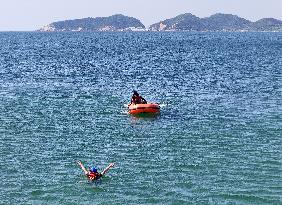 Sea Rescue Training in Yantai