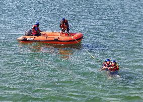 Sea Rescue Training in Yantai