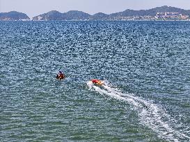 Sea Rescue Training in Yantai