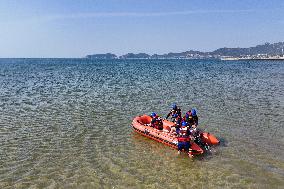 Sea Rescue Training in Yantai