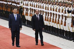 Egyptian President el-Sisi in China