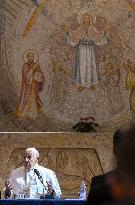 Pope Francis Meets Young Priests - Rome