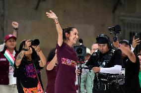 Claudia Sheinbaum Holds Final Rally - Mexico City