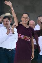 Claudia Sheinbaum Holds Final Rally - Mexico City