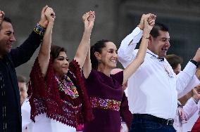 Claudia Sheinbaum Holds Final Rally - Mexico City