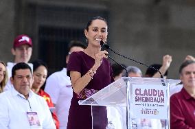 Claudia Sheinbaum Holds Final Rally - Mexico City