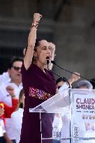 Claudia Sheinbaum Holds Final Rally - Mexico City