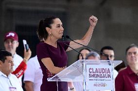 Claudia Sheinbaum Holds Final Rally - Mexico City