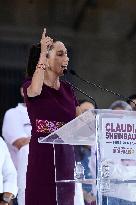 Claudia Sheinbaum Holds Final Rally - Mexico City