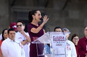 Claudia Sheinbaum Holds Final Rally - Mexico City