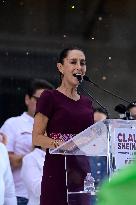 Claudia Sheinbaum Holds Final Rally - Mexico City