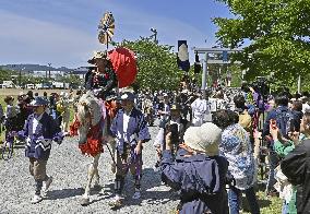 Traditional horse festival in northeastern Japan