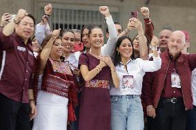 Campaign Closing Of Claudia Sheinbaum, Mexico's Presidential Candidate