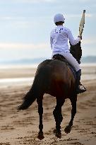 The Olympic Flame Makes A Stop On Omaha Beach - Normandy