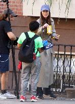 Dakota Johnson On Set - NYC