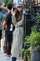 Dakota Johnson On Set - NYC