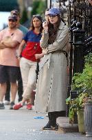 Dakota Johnson On Set - NYC