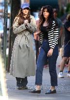 Dakota Johnson On Set - NYC