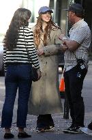 Dakota Johnson On Set - NYC