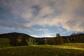 Starry Sky In South Tyrol, Italy