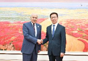 CHINA-BEIJING-HAN ZHENG-ARAB LEAGUE CHIEF-MEETING (CN)