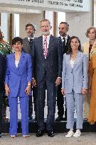 Spanish Royal Couple At Royal Board of Trustees Meeting - Madrid