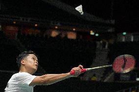 (SP)SINGAPORE-BADMINTON OPEN-MEN'S SINGLES-ROUND OF 16