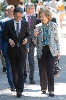 Queen Sofia Attends Presentation Of Two New Pandas At Zoo - Madrid