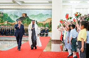 CHINA-BEIJING-XI JINPING-UAE-PRESIDENT-TALKS (CN)