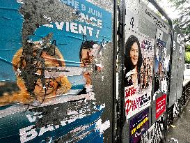 European Election Campaign Posters - Paris