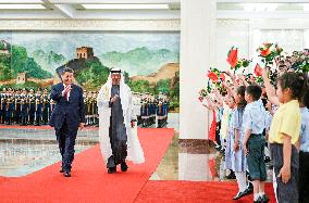 CHINA-BEIJING-XI JINPING-UAE-PRESIDENT-TALKS (CN)
