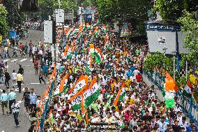 Chief Minster Mamata Banerjee Holds Election Campaign Rally In Kolkata.