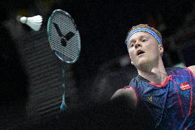 (SP)SINGAPORE-BADMINTON OPEN-MEN'S SINGLES-ROUND OF 16