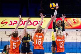 (SP)CHINA-MACAO-VOLLEYBALL-WOMEN'S NATIONS LEAGUE 2024-BRA VS NED (CN)