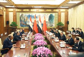 CHINA-BEIJING-LI QIANG-EGYPT-PRESIDENT-MEETING (CN)