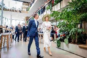 Queen Maxima At Opening Of New DSM-Firmenich HQ - Maastricht