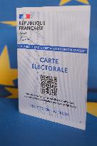 Illustration Of Electoral Card For European Elections - France