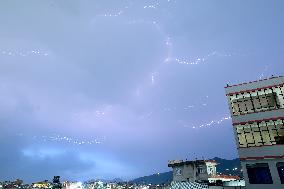 Lightning Illuminates The Sky