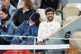 Celebrities In Stands During The 2024 French Open - Village Day Five NB