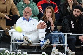 Celebrities In Stands During The 2024 French Open - Village Day Five NB